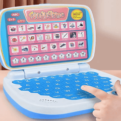 Colorful Mini Kids' Laptop Toy with Music, Letters, Numbers Educational Game