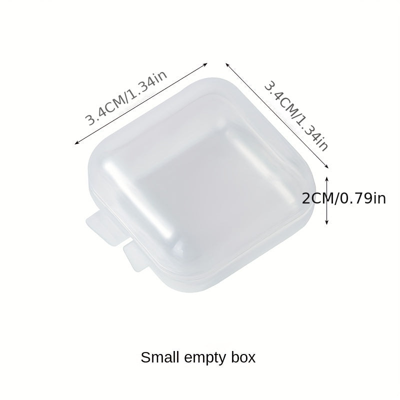 10 Pcs Mini Empty Storage Box Jewelry Organizer Portable Container For Travel