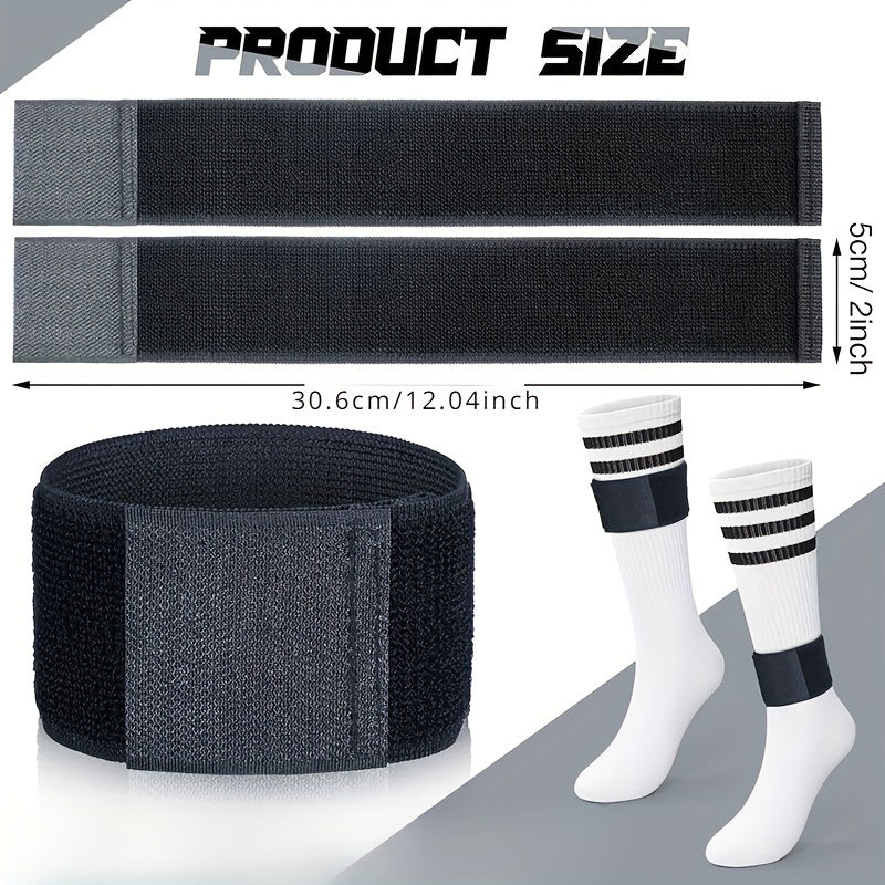 4pcs Football Knee Pads Adjustable Shin Immobilisers Sports Training