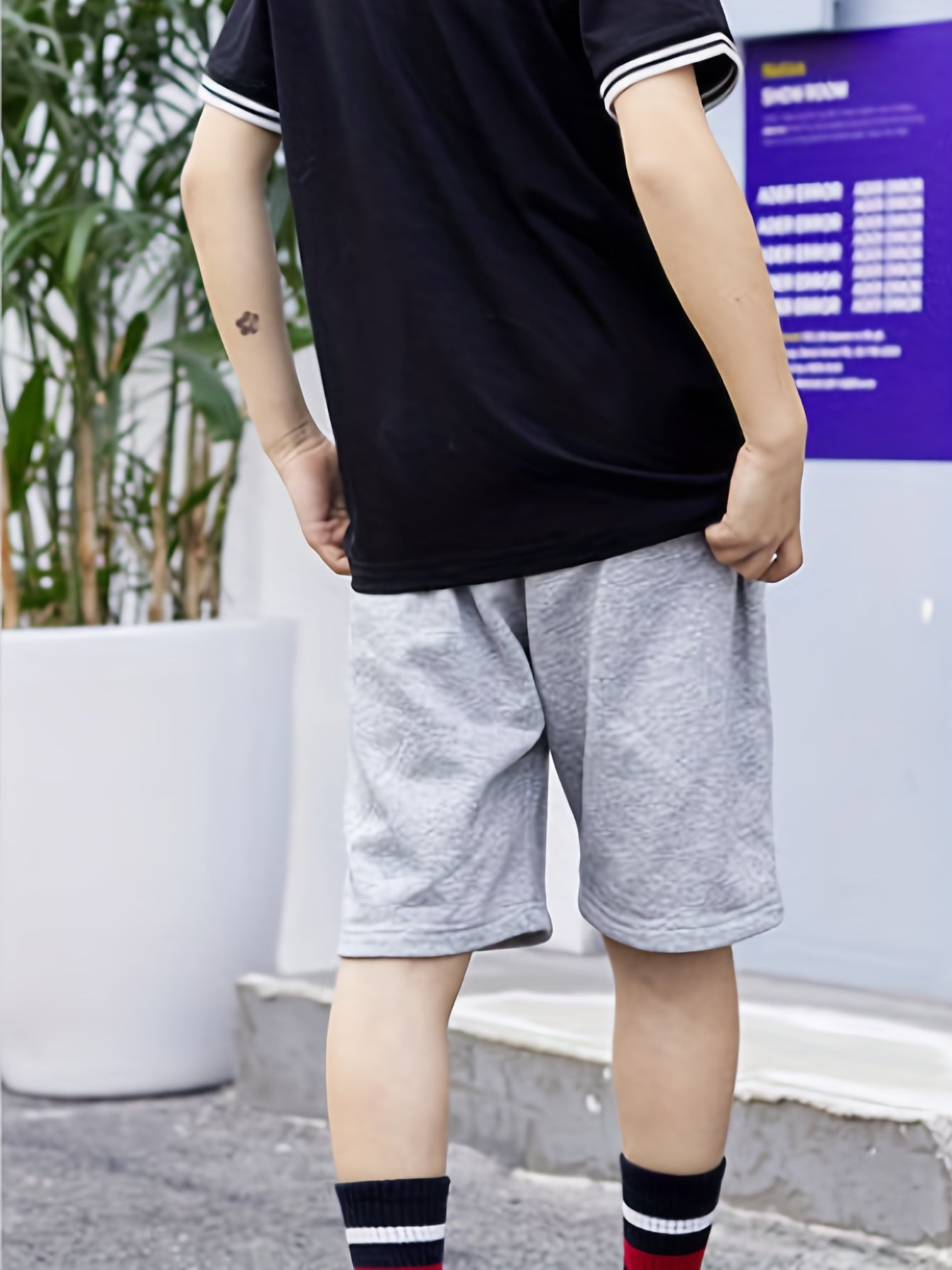 Boys Solid Quick drying Shorts For Summer Outdoor