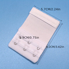 3Pcs Hooks Bra Strap Extenders Adjustable Band For Braless Look