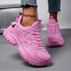 Women's Breathable Sports Shoes with Thick Soles