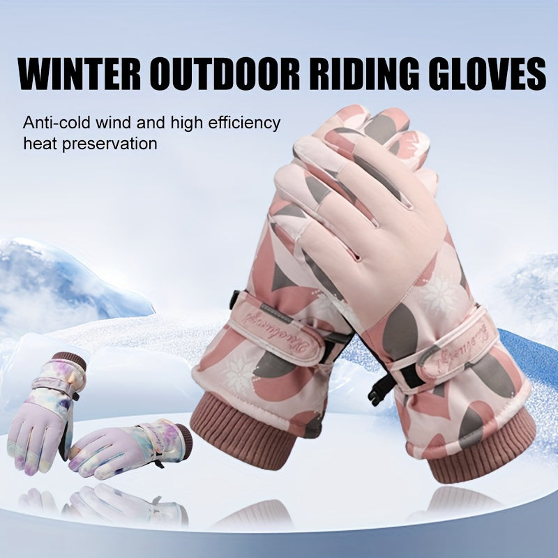 Winter Windproof Touch Screen Ski Gloves