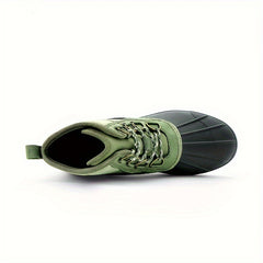 Men's Snow Boots Non Slip Lace Up Shoes For Outdoor Activities