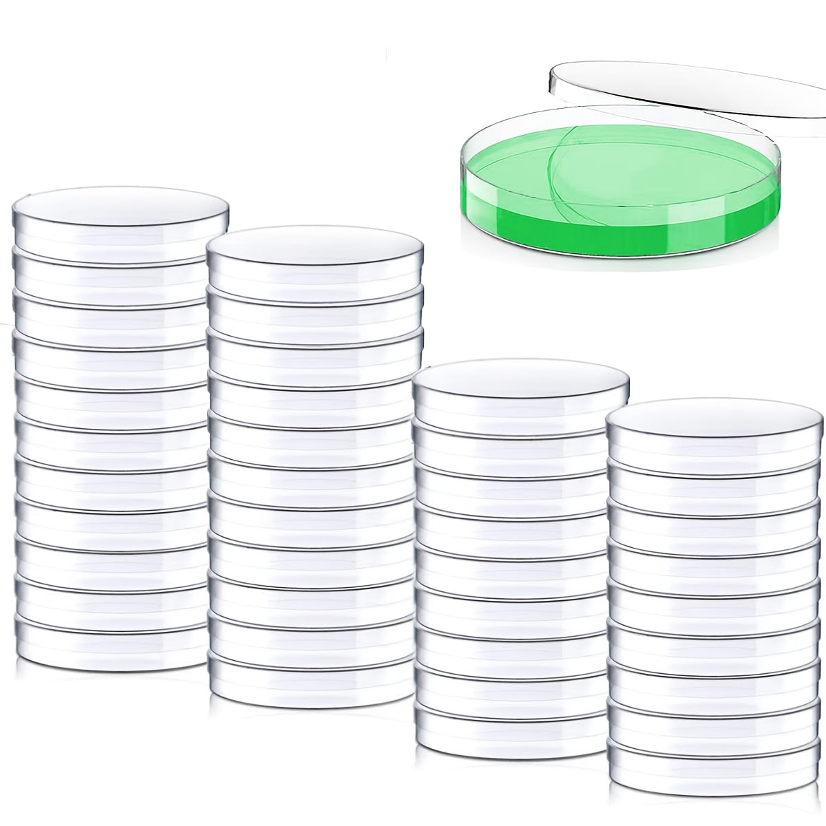 20-Pack Sterile Cultivation Plates with Covers 90mm x 15mm