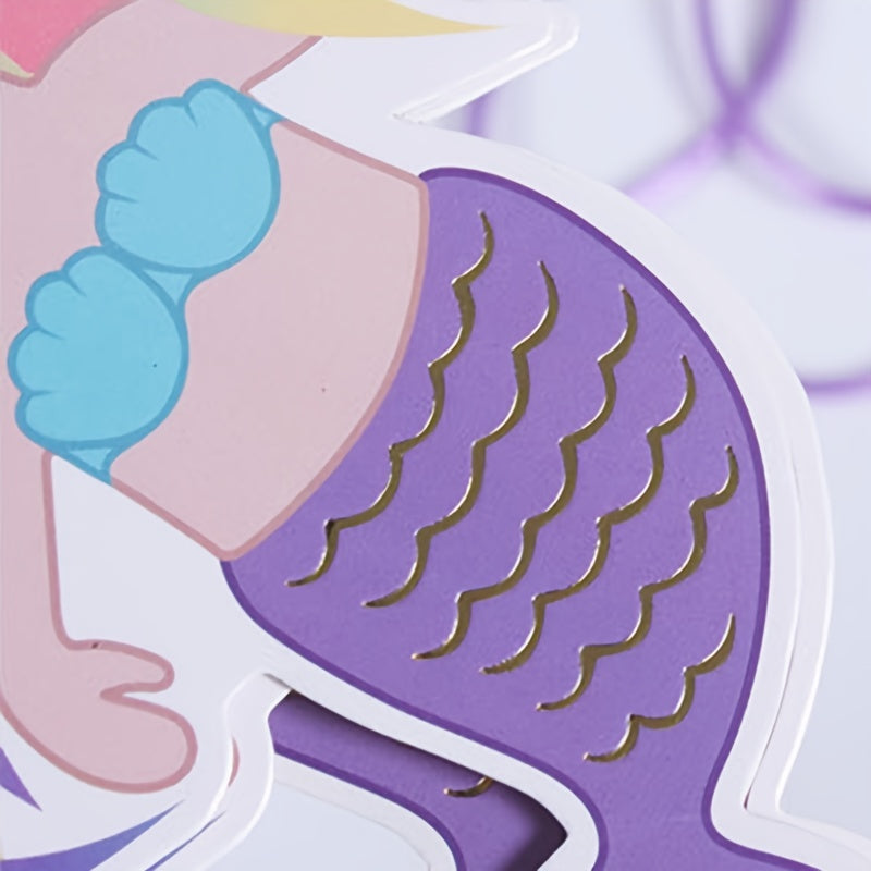 Mermaid Party Banners for Girls' Birthday and Baby Showers