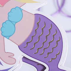 Mermaid Party Banners for Girls' Birthday and Baby Showers