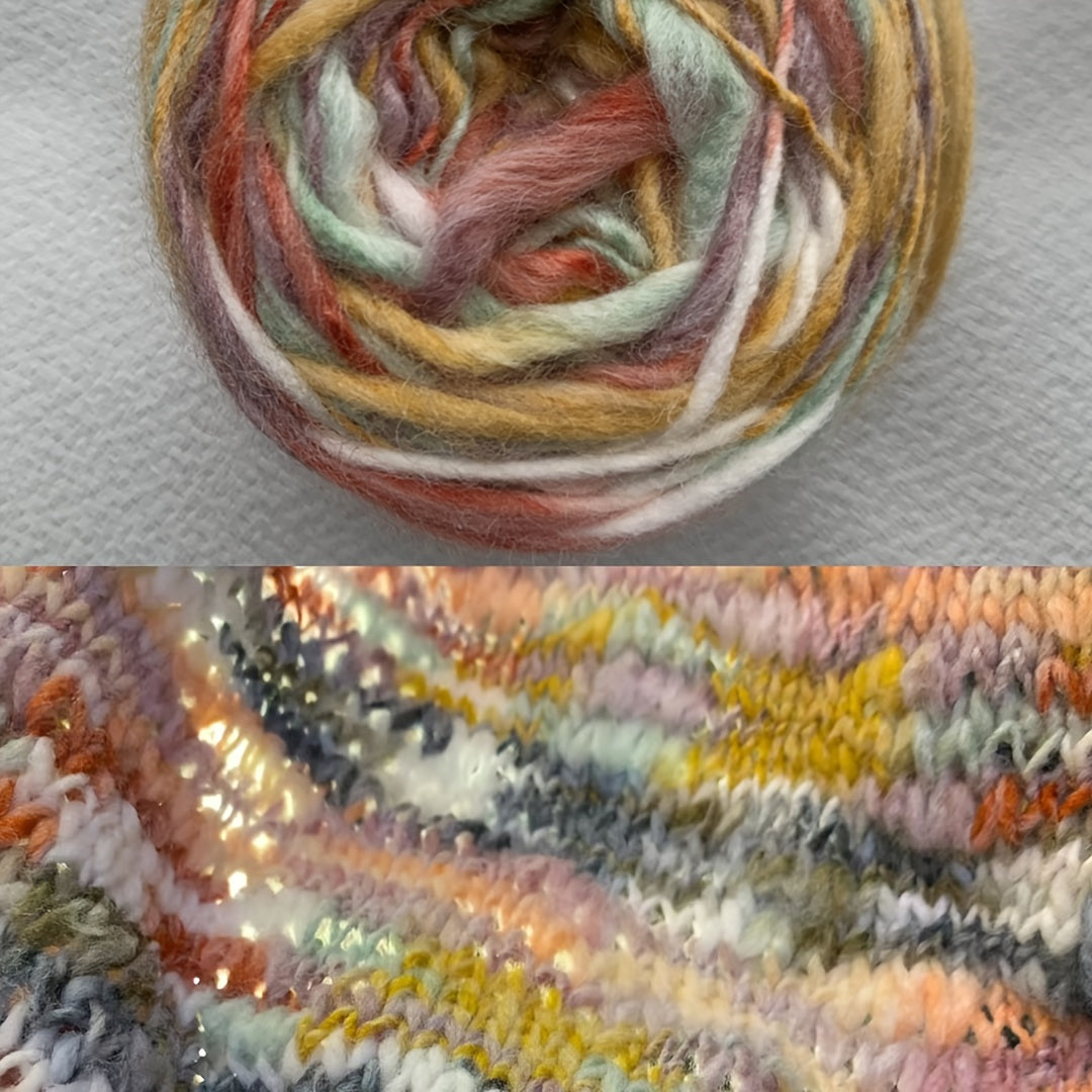 Icelandic Wool Large Belly Yarn - Soft Textured for DIY Knitting