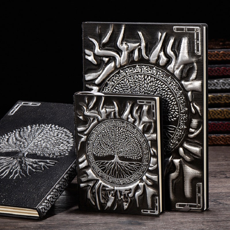 Embossed Vintage PU Notebook A5 100sheets