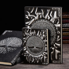 Embossed Vintage PU Notebook A5 100sheets