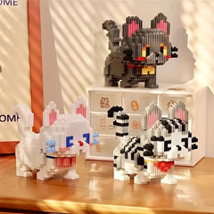 1500 Pet Cat Building Block Set for Kids 14 & Up