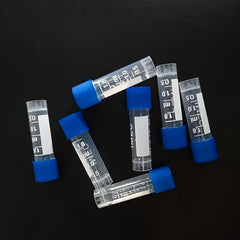 3pcs Plastic Graduated Cryovials Freezing Tubes