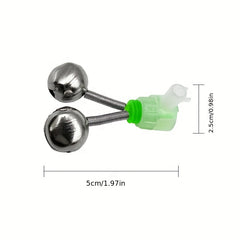 Fishing Alarm Bell Double Bell Clip Sea Pole Fishing Bite Indicators
