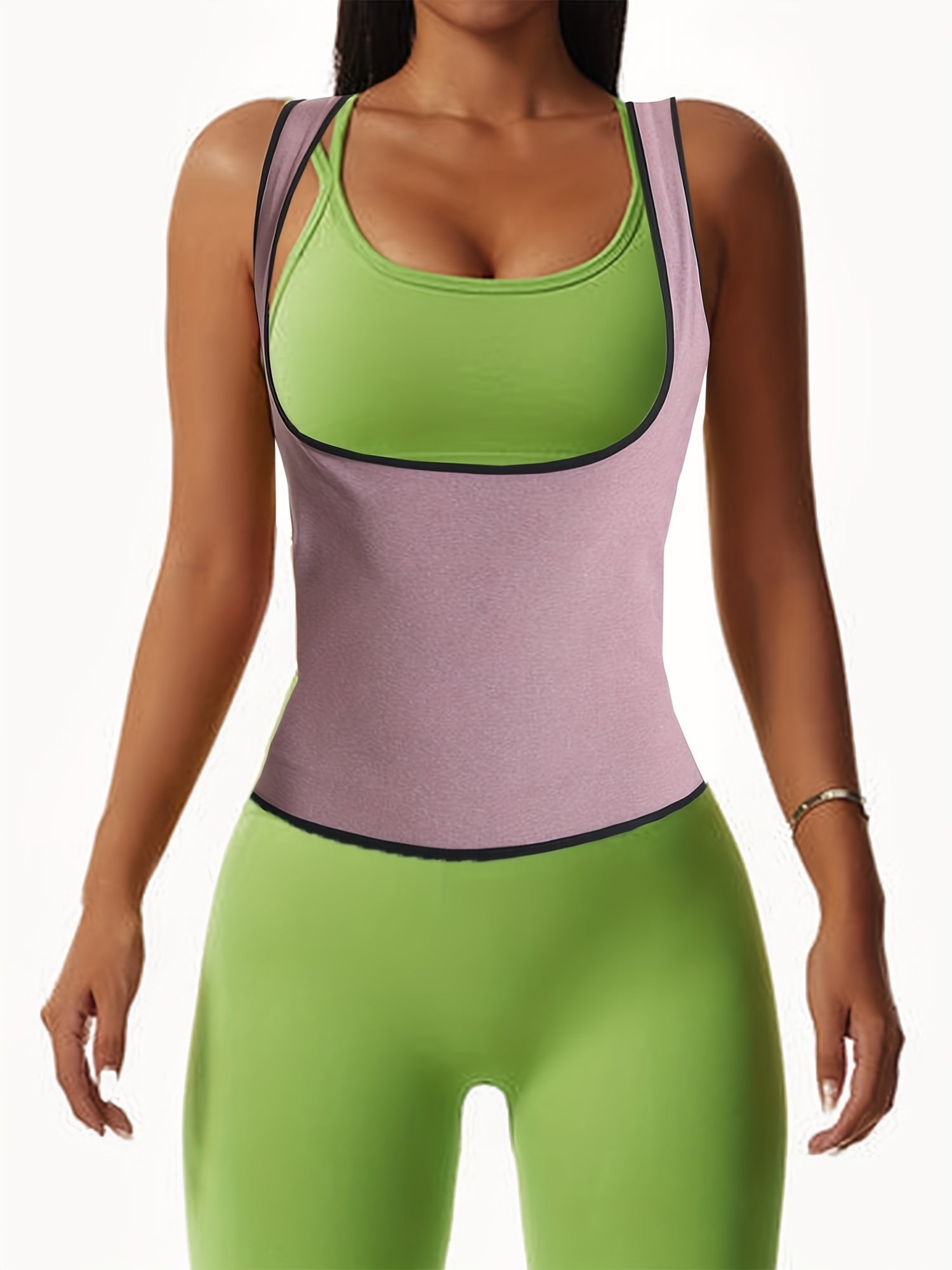 Sauna Sweat Tank Top Compression Body Shaper for Women