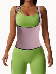 Sauna Sweat Tank Top Compression Body Shaper for Women