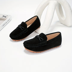 Boys Vintage Slip On Loafer Shoes Lightweight Comfortable Non Slip Shoes
