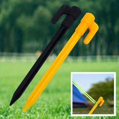 Heavy Duty Beach & Camping Tent Stakes - Windproof Plastic Nails
