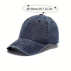 Soft Vintage Smoke Grey Baseball Cap for Men and Women