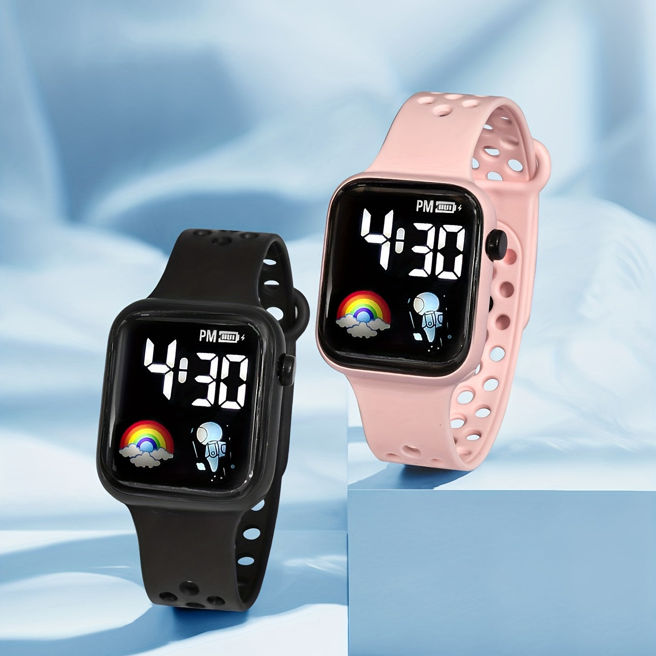 LED Astronaut Kid's Sports Watch Electronic Timepiece