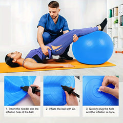 18 inch Pilates Ball Yoga Ball Fitness Balance Home Exercise