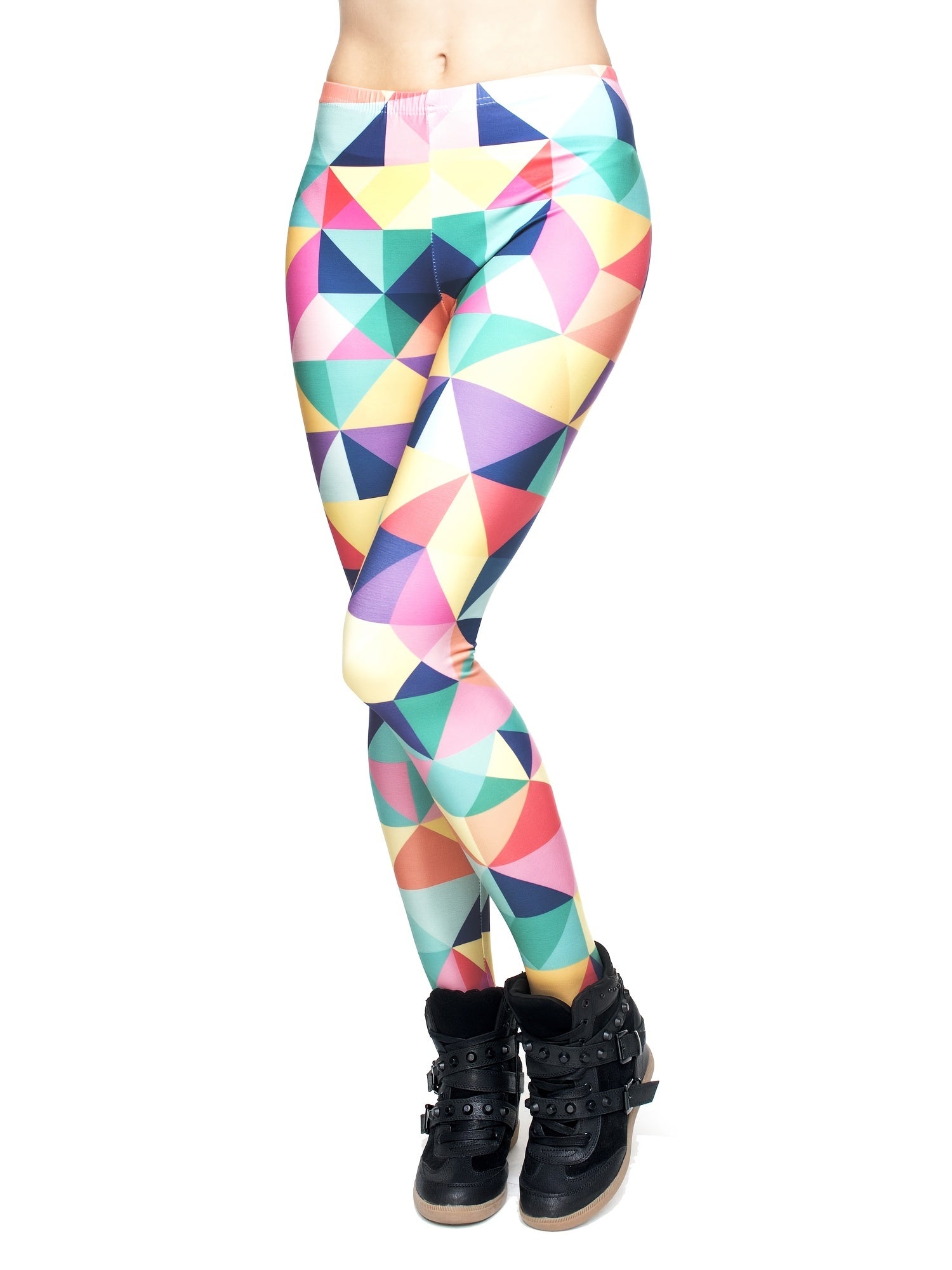 Stitch Long Skinny Leggings Stretchy Yoga Slim Leggings