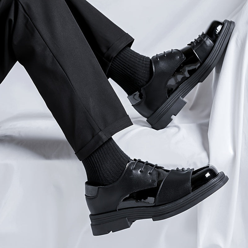 Men's Faux Leather Dress Shoes Non Slip Casual Shoes for Outdoor Activities