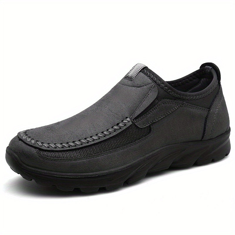Men's Vintage Loafers Comfy Slip-On Walking Shoes