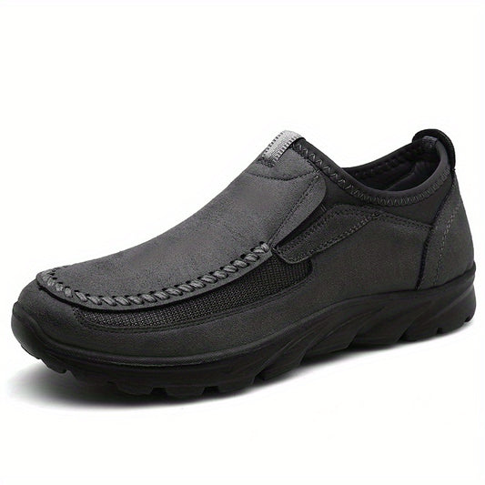 Men's Vintage Loafers Comfy Slip-On Walking Shoes