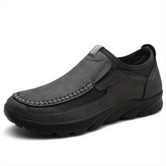 Men's Vintage Loafers Comfy Slip-On Walking Shoes