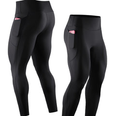 Men's Compression Sports Leggings High Waist Quick Dry Pants