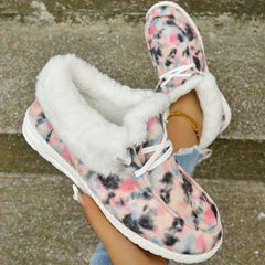 Women's Non Slip Winter Warm Snow Boots Soft Comfortable Platform Shoes