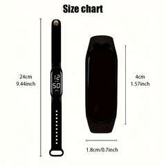 12pcs Digital Sports Watches LED Display Electronic Watch for Women and Men