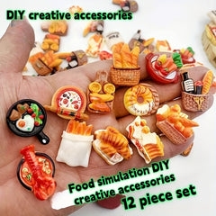 DIY Food Accessories Set - Bread, Baking, Western Food, Desserts, Lobster Mix