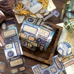 PET Diary Tape Memory Series Label Sticker 78.74in