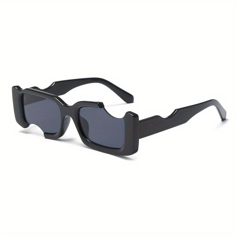 Y2K Irregular Rectangle Sunglasses for Women Men UV400