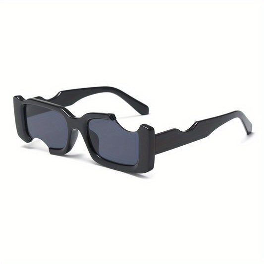 Y2K Irregular Rectangle Sunglasses for Women Men UV400