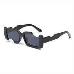 Y2K Irregular Rectangle Sunglasses for Women Men UV400