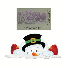 Christmas Snowman Metal Cutting Die Stencil for DIY Scrapbooking