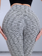 Stripes Yoga Leggings Butt Lifting Sports Long Pants Activewear