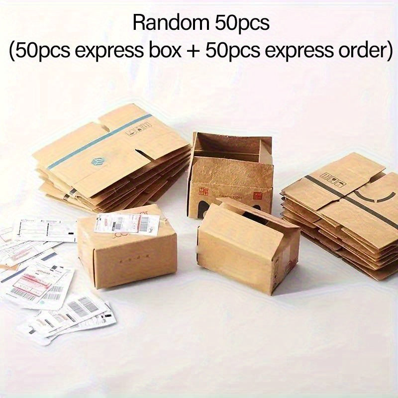Mini Express Carton Set for Doll House Storage