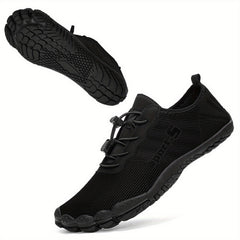 Men's Outdoor No Tie Sneakers with Draw String