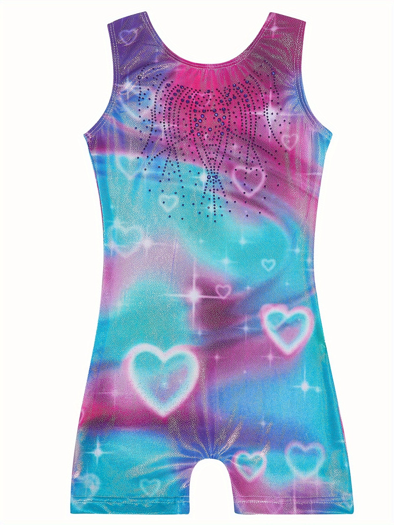 Starry Night Gymnastics Suit for Girls