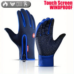 Winter Warm Gloves Full Finger Touch Screen Non-slip Waterproof Windproof