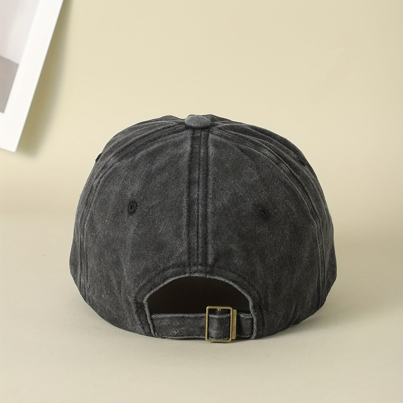 Letter Embroidery Peaked Cap Casual Soft Top Hat Cycling Fishing