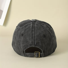 Letter Embroidery Peaked Cap Casual Soft Top Hat Cycling Fishing