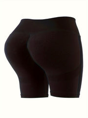 10Pcs High Waist Yoga Shorts Butt Lifting High Stretch Seamless Sports Shorts