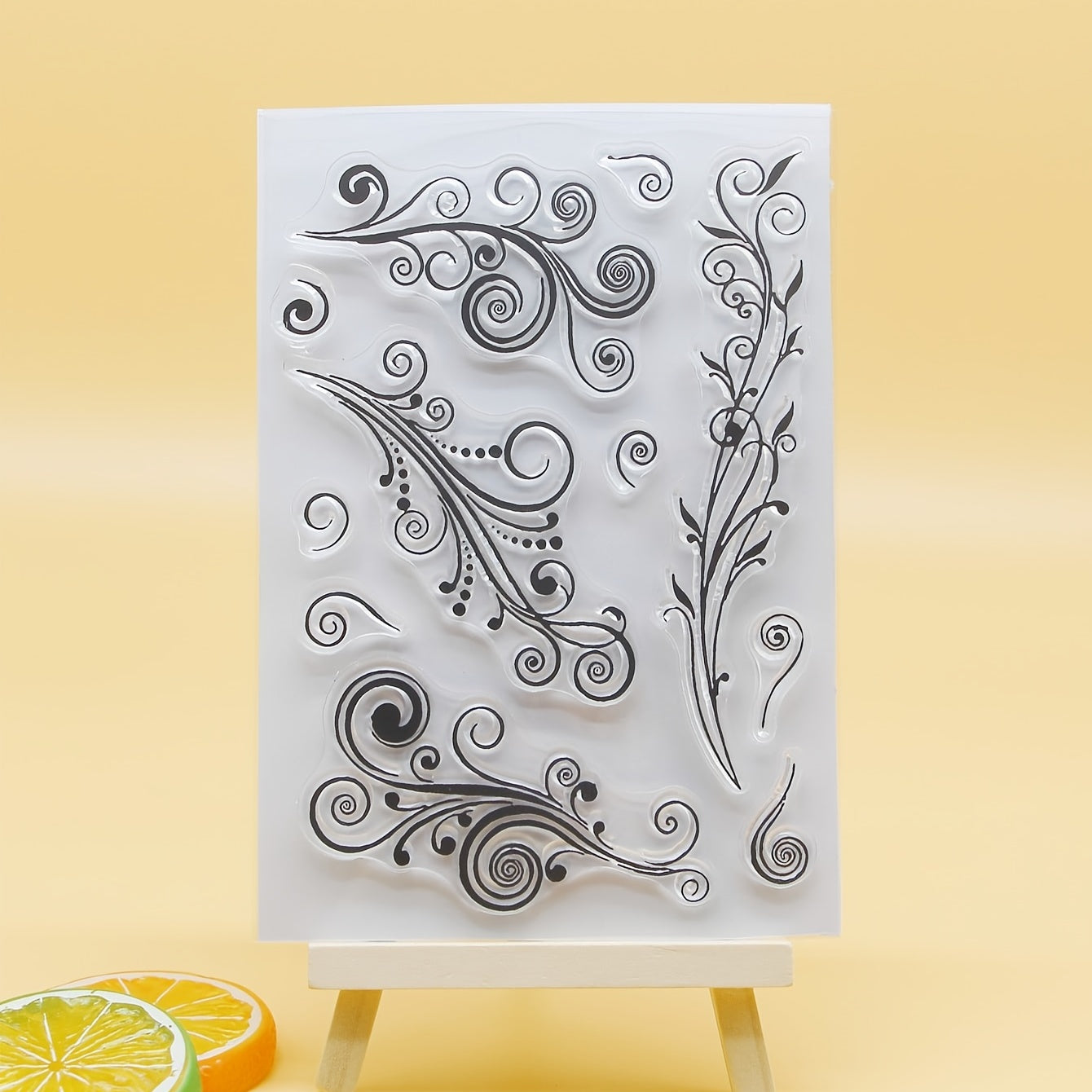 Flower Silicone Painting Stencil Stamp Seal Kids Stationery