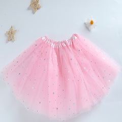 Baby Girls Princess Sequins Tulle Tutu Skirt For Party Ballet Kids
