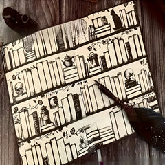 Moonlit Gothic Hardcover Diary - Waiting for Night Reading