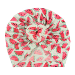 Watermelon Printed Donut Baby Turban 0-3 Years